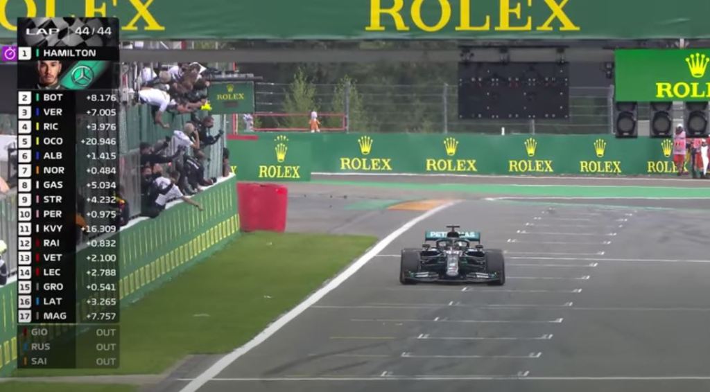 Hamilton se quedó con el GP de&nbsp;Bélgica