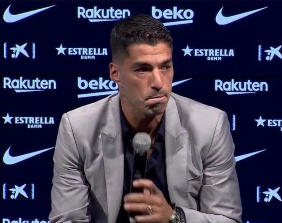 Emotiva despedida de Luis Suárez en Barcelona