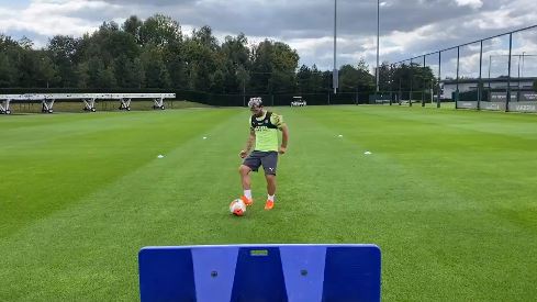 Aguero volvió a entrenarse en el Manchester City