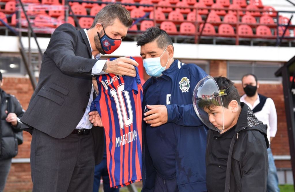 La presencia de Maradona, lo mejor del empate entre San Lorenzo y&nbsp;Gimnasia