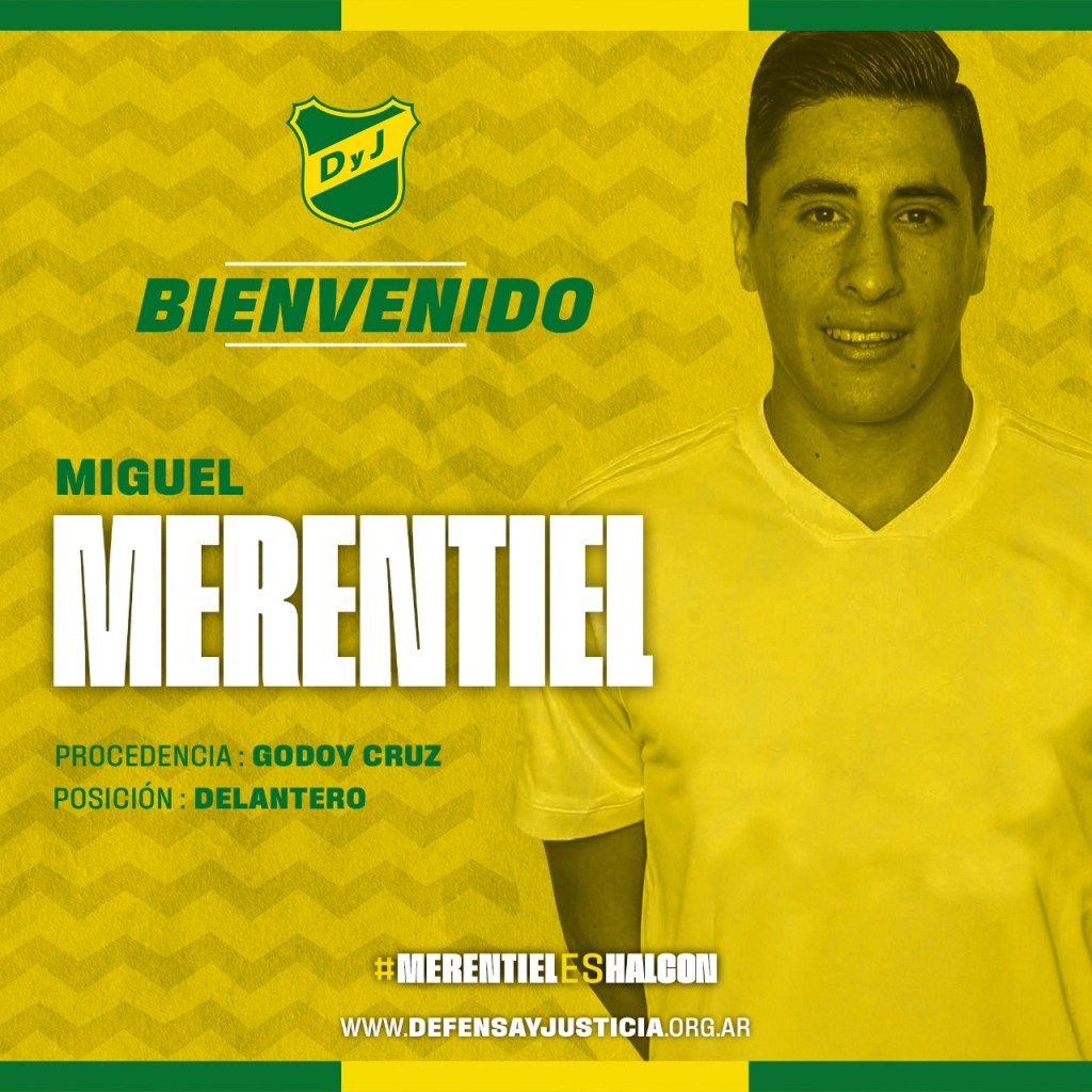 Merentiel, nuevo refuerzo de Defensa y&nbsp;Justicia