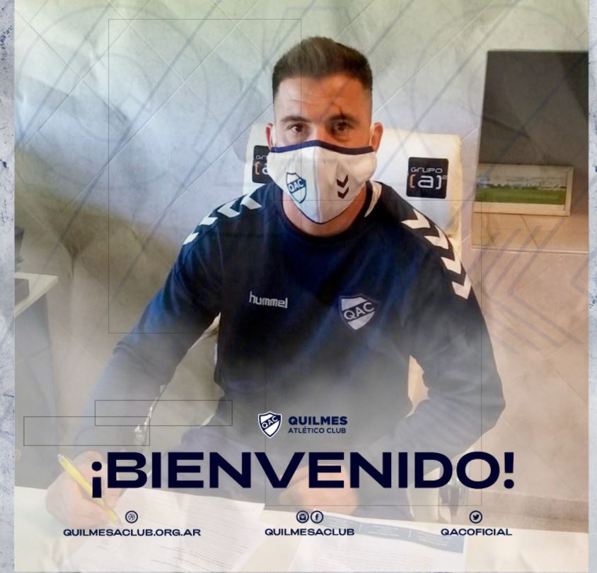 El delantero argentino que dejó la liga de Indonesia para sumarse a&nbsp;Quilmes