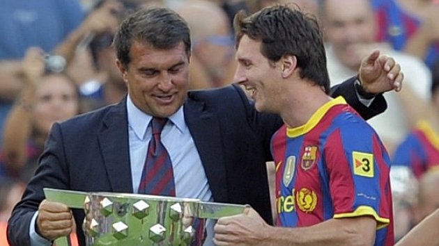 Para Laporta «Messi le dará una oportunidad al Barcelona»