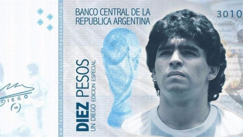 ¿Se viene el billete de Maradona?