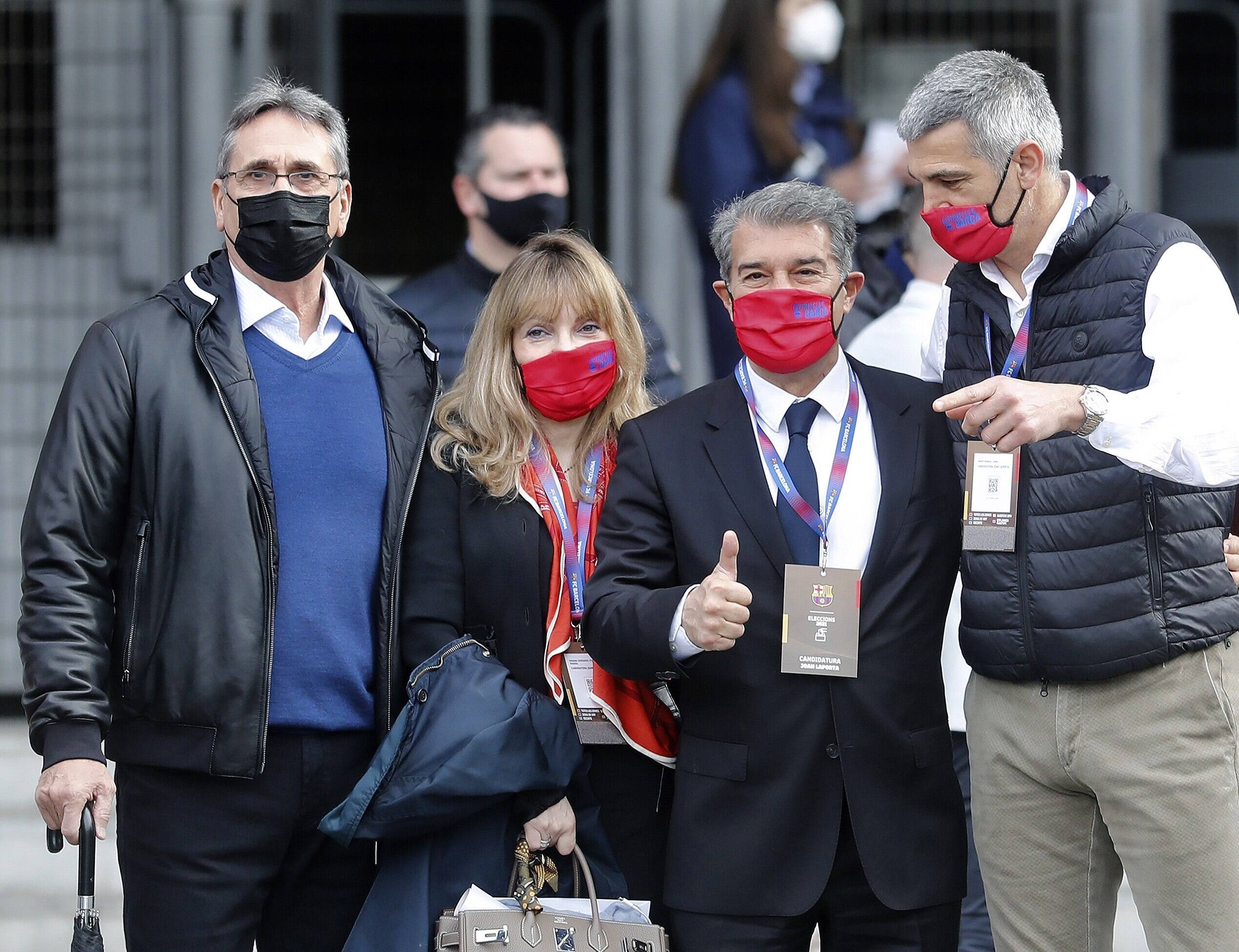 Laporta ganó las elecciones y sueña con retener a Messi