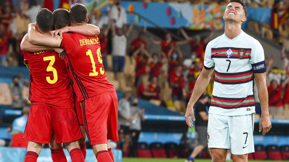 Bélgica eliminó a Cristiano y Rep. Checa dio la sorpresa