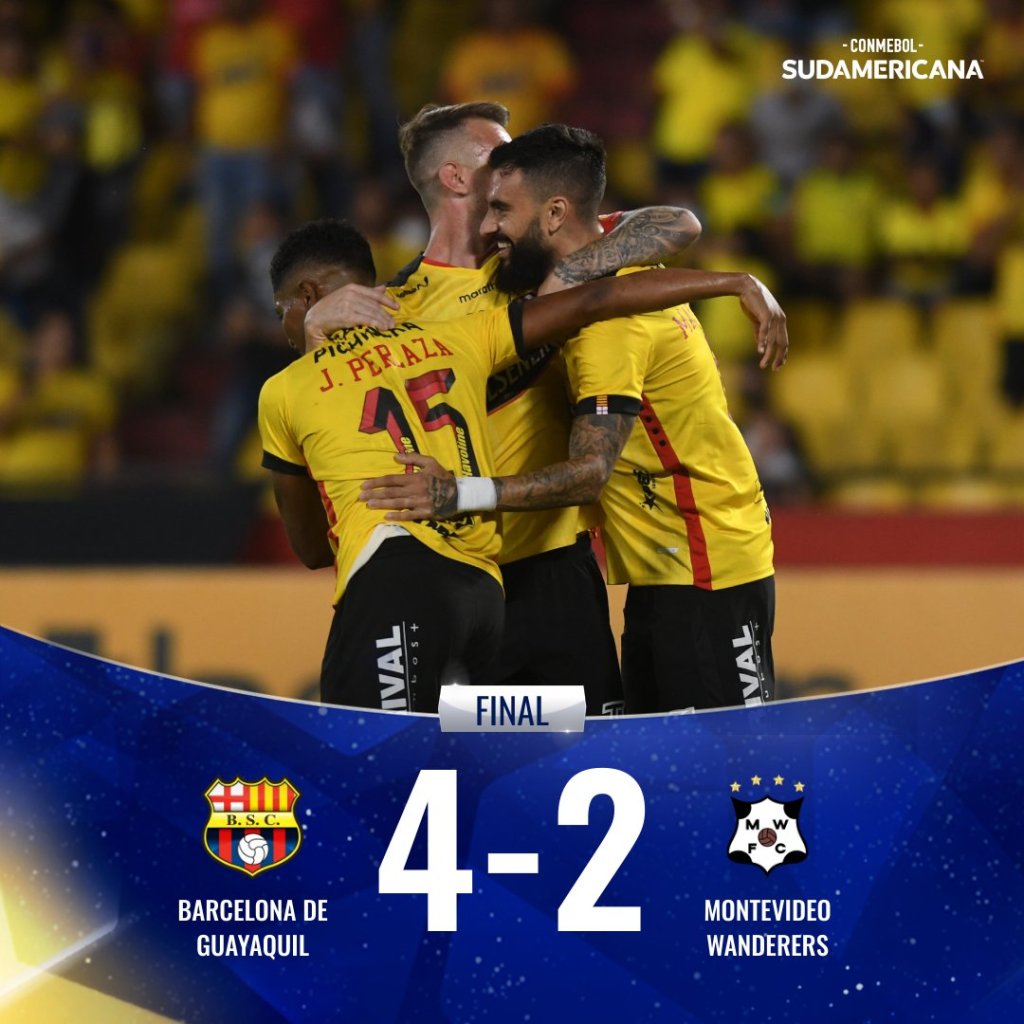 Resultados de la primera fecha y horarios de la segunda jornada de Copa&nbsp;Sudamericana