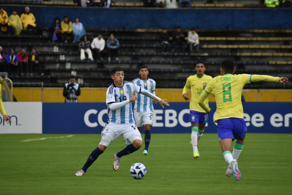 El campeón Brasil le ganó a Argentina en el último partido del&nbsp;Sudamericano