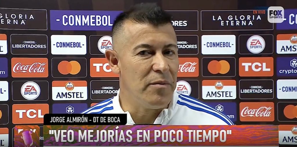 Almirón habló en la previa del partido de Libertadores y pidió&nbsp;tranquilidad