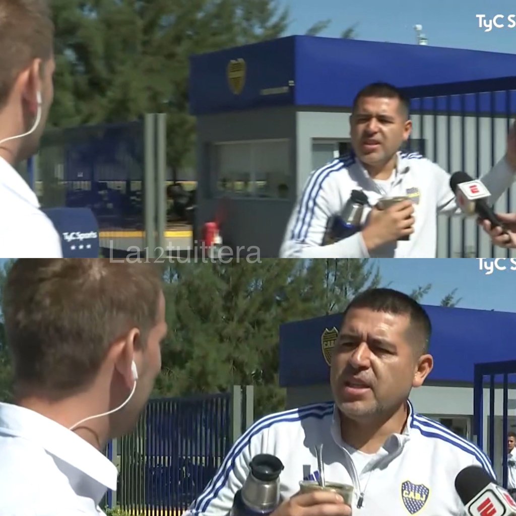 [VIDEO] Riquelme salió a la puerta del predio y se cruzó con un periodista de TyC Sports: «No le mientan a la&nbsp;gente»