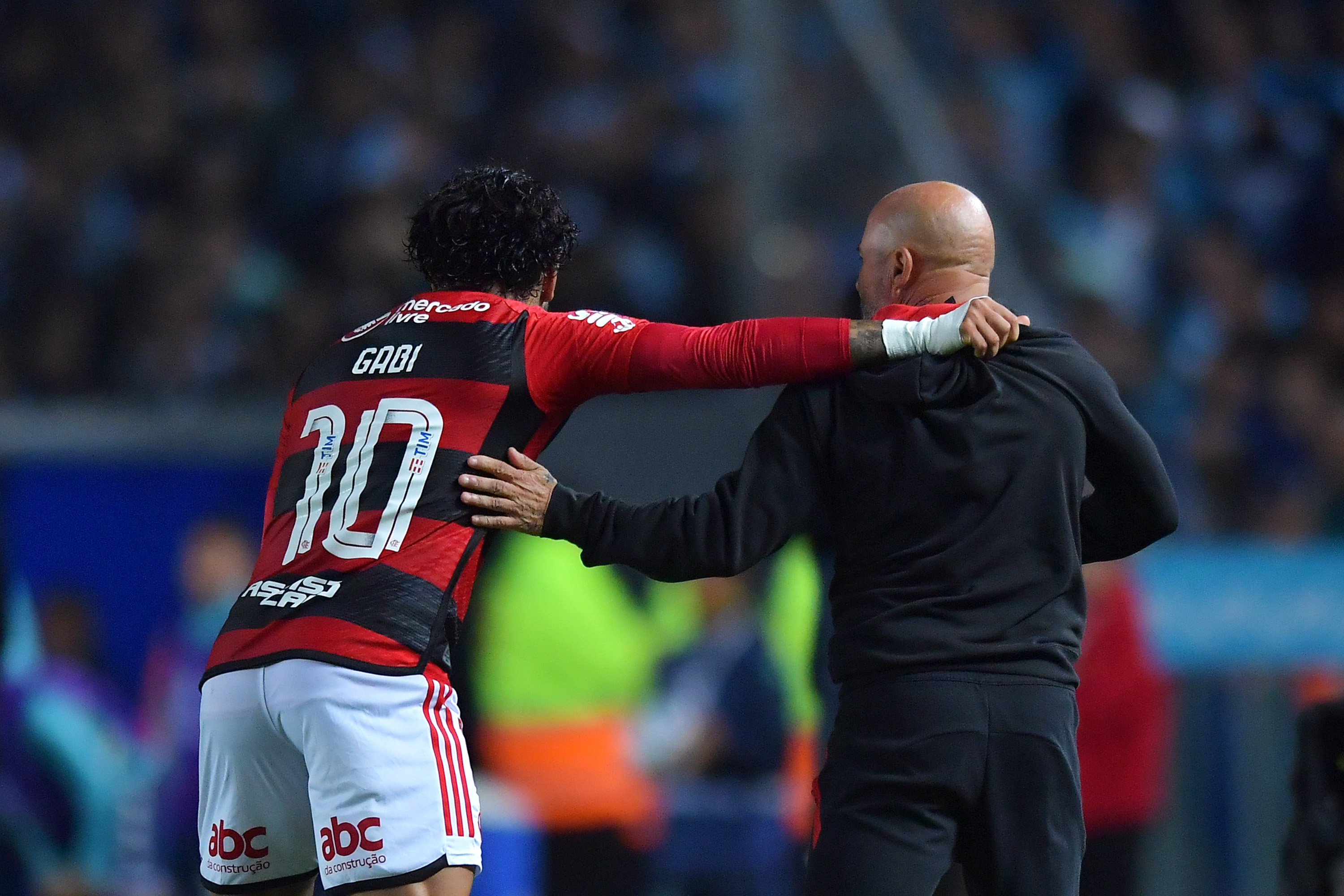 Sampaoli hizo cinco cambios en el entretiempo y Flamengo volvió a ganar
